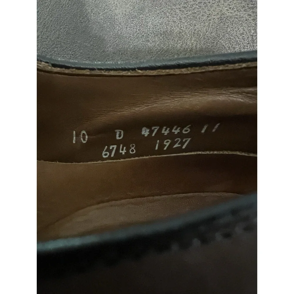 Allen Edmonds Shoes Split Toe Derby Men's 10D Brown Leather Business City Preppy